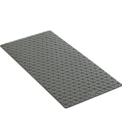 Alfombra Baño Antideslizante 72x36 Gris